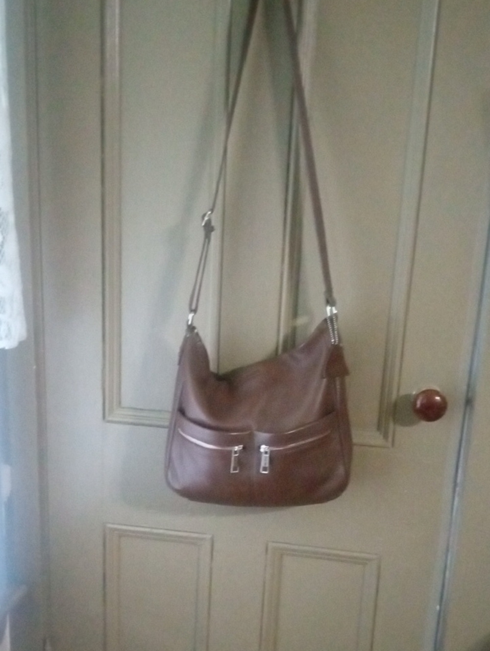 Atelier Noir Brown People Leather Purse